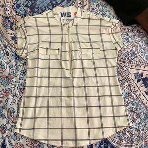 Black & white dress shirt